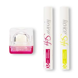 Protetor Labial Cube Romã & Blueberry + Pack Soft  Limonada & Framboesa Grátis