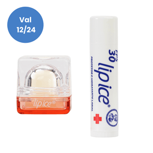 Protetor Labial Cube Baunilha + Lip Ice Alta Proteção Fps 30 Grátis